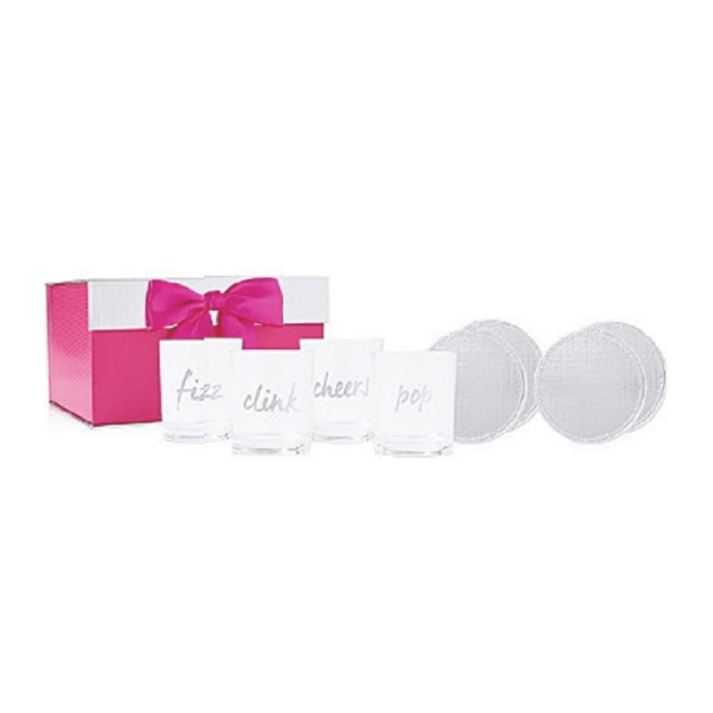 Ulta Beauty Party Glasses/Coaster Set